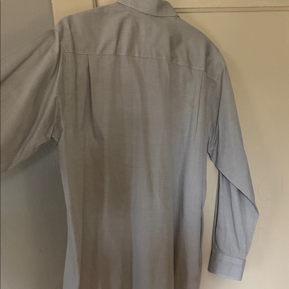 Men's Gitman Brothers Gray Dress Shirt - Picture 5 of 6